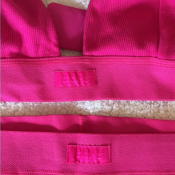 SKIMS cotton bralette and shorts set - Picture 2 of 4